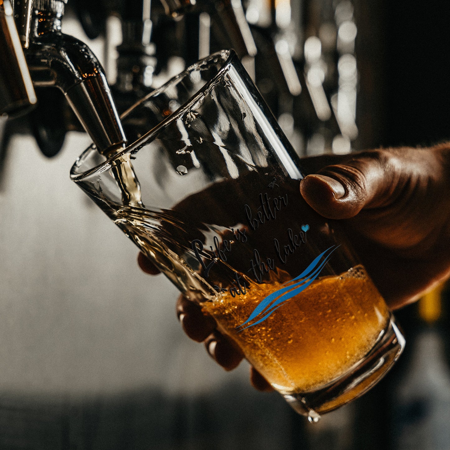 Life is better at the lake - Pint Glass