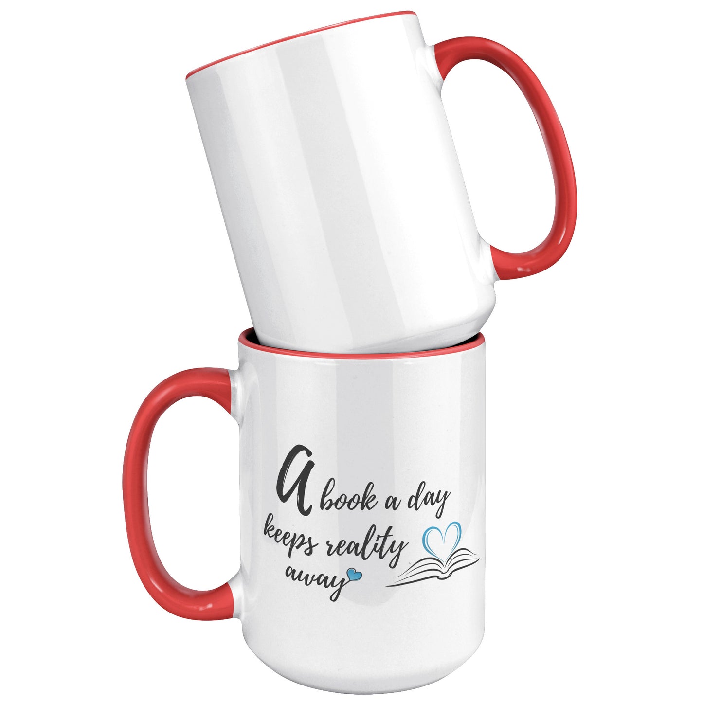 A book a day - Color Accent Mug 15oz