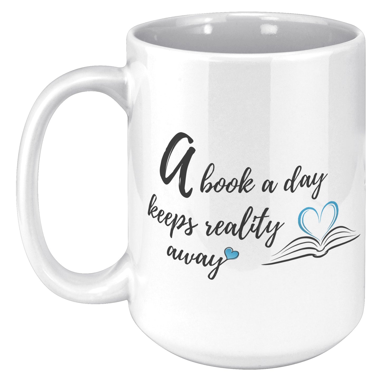 A book a day - Color Accent Mug 15oz