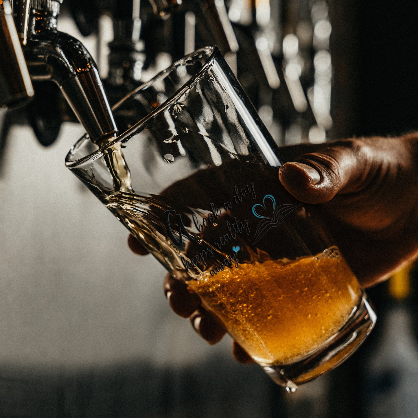 A book a day - Pint Glass
