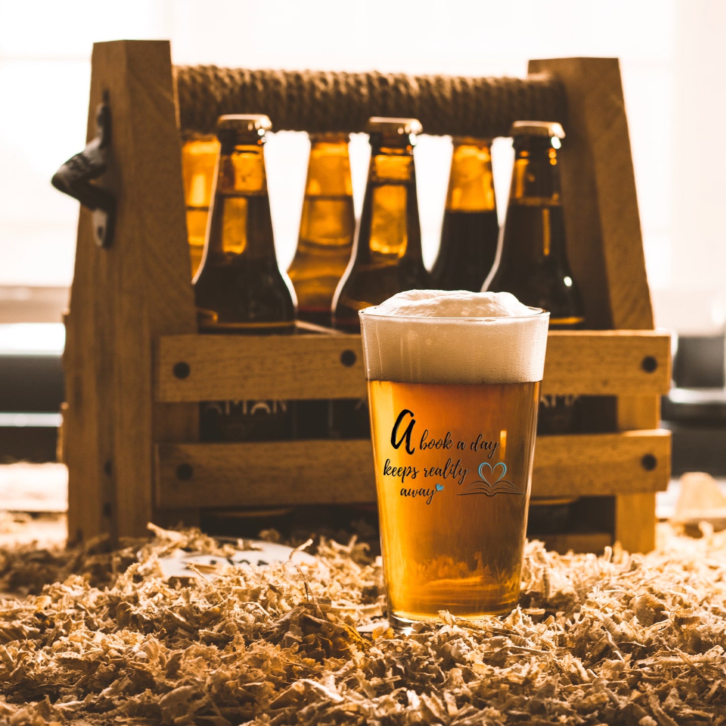 A book a day - Pint Glass