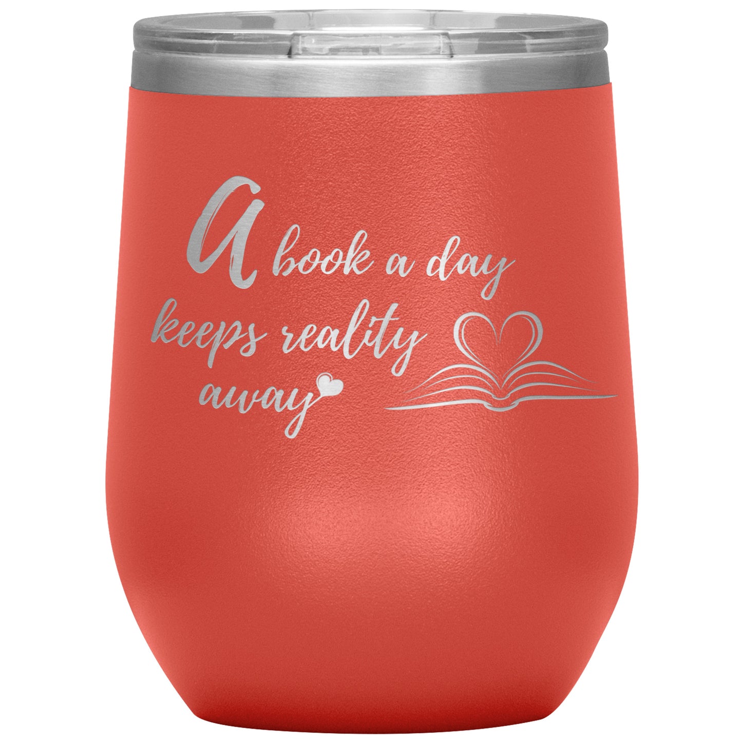 A book a day - Wine Tumbler