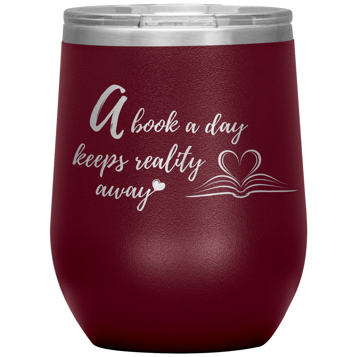 A book a day - Wine Tumbler