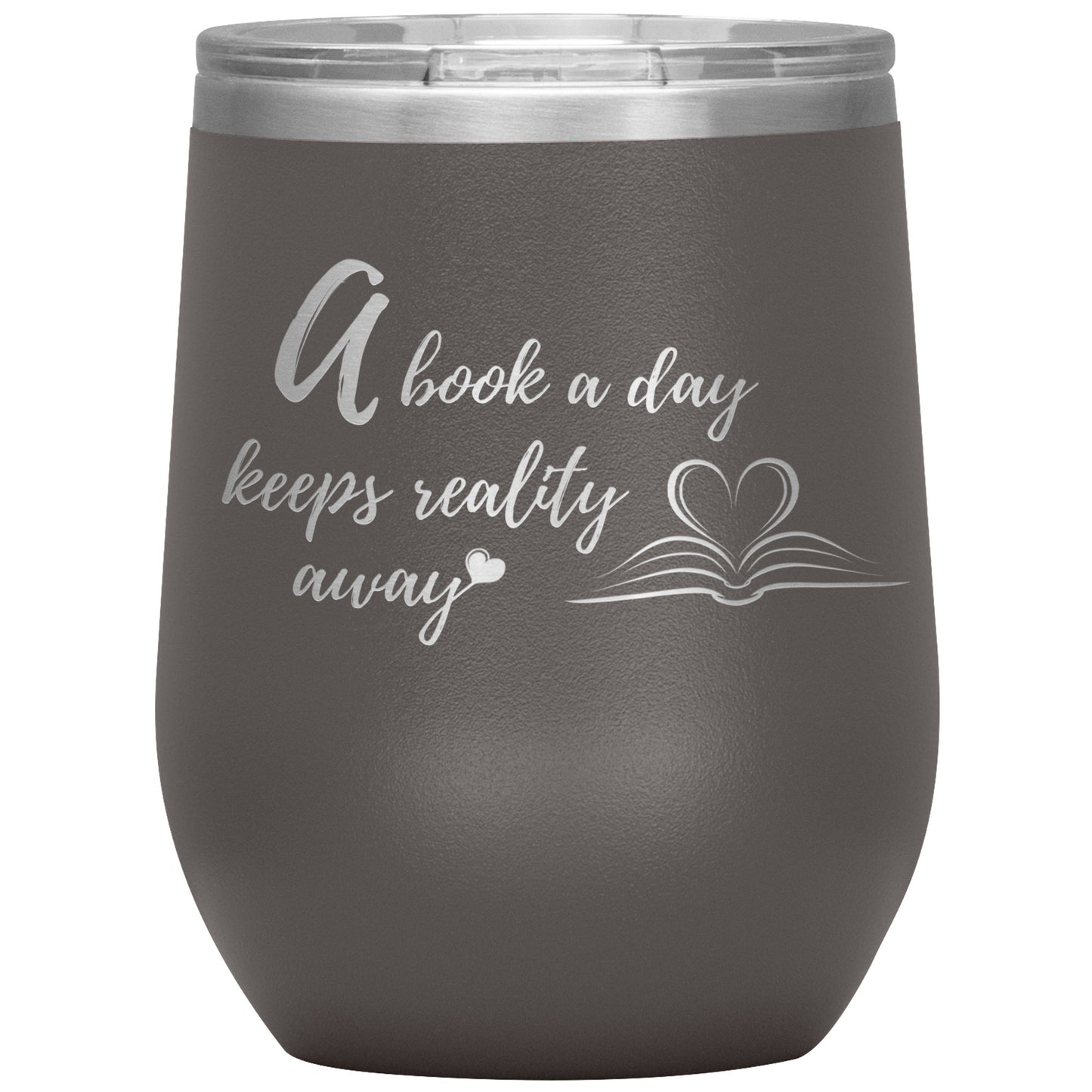 A book a day - Wine Tumbler