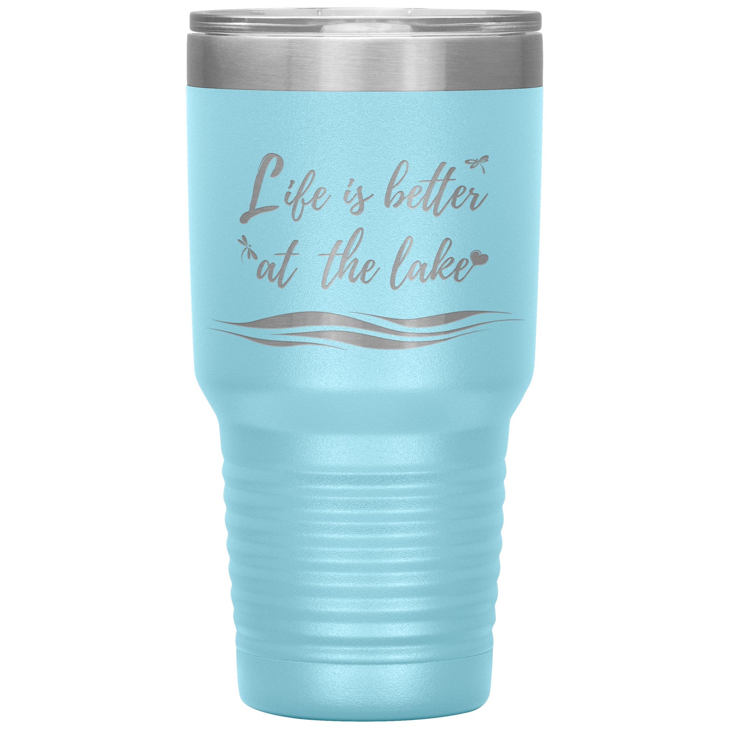 Life is better at the lake - Large Tumbler
