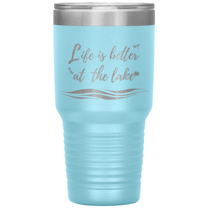 Life is better at the lake - Large Tumbler