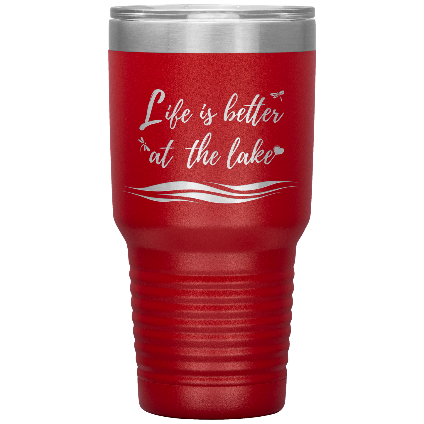 Life is better at the lake - Large Tumbler