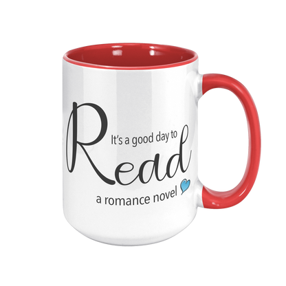 A good day to read - Color Accent Mug (15oz)