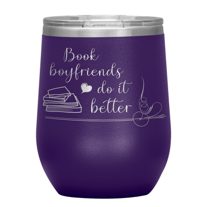 Book Boyfriends - Wine Tumbler