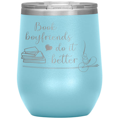 Book Boyfriends - Wine Tumbler