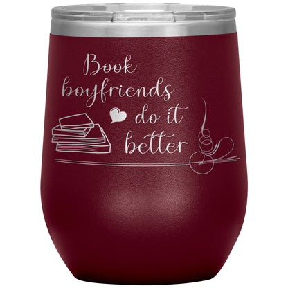 Book Boyfriends - Wine Tumbler