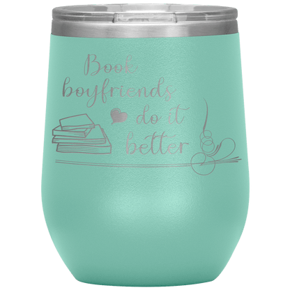 Book Boyfriends - Wine Tumbler