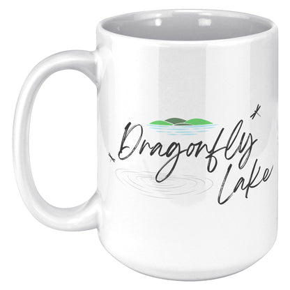 Dragonfly Lake Color Accent Mug (15oz)