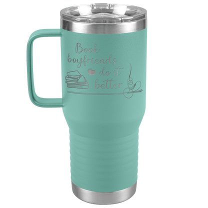 Book Boyfriends - Travel Tumbler w/handle